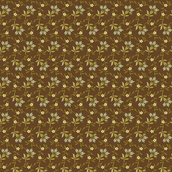 Secret Stash Favorites Chestnut by Laundry Basket Quilts - Lazy Daisy | Chocolate