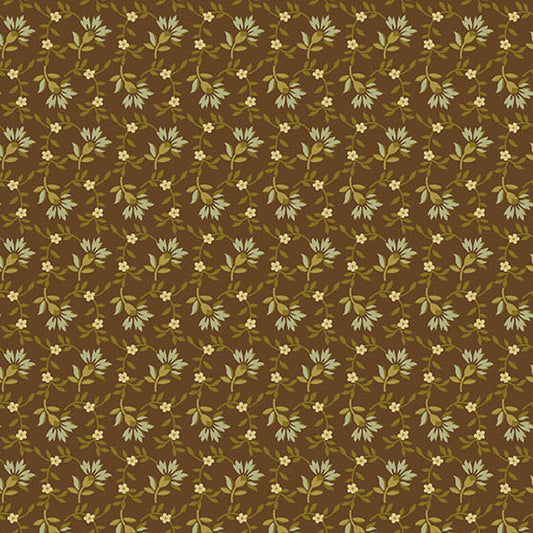 Secret Stash Favorites Chestnut by Laundry Basket Quilts - Lazy Daisy | Chocolate