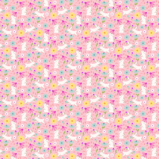 Bunny Hops by Seek to Spring - Bunny Field | Blush