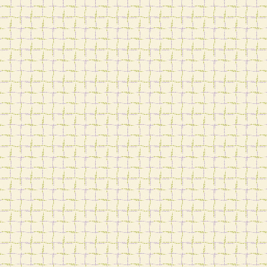 Level Up by Andover Fabrics - Spindle Plaid | Parchment