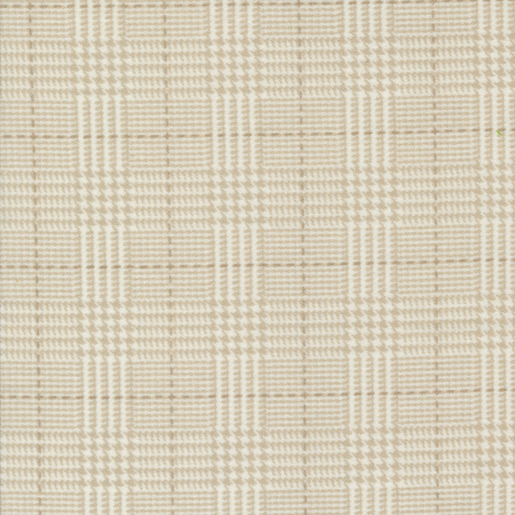 Farmhouse Flannels III By Primitive Gatherings - 108" Quilt Back - 108018 Cream