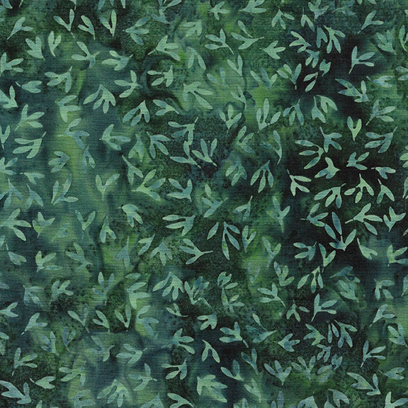 Natural Healing - Mini Leaves - Teal Jade