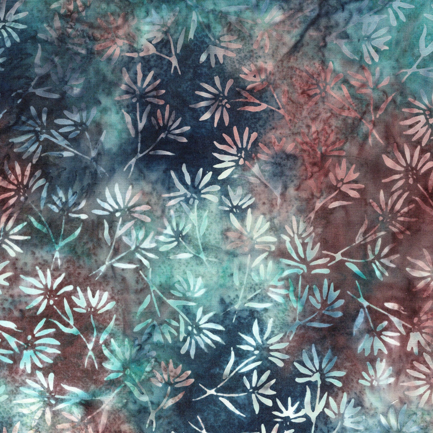 Twigs and Tails by Jerry Khiev - Flowers | Purple Teal Blue