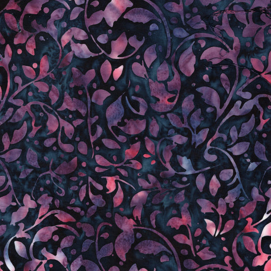 Liberty Garden by Jerry Khiev - Vines and Leaves | Midnight Blue
