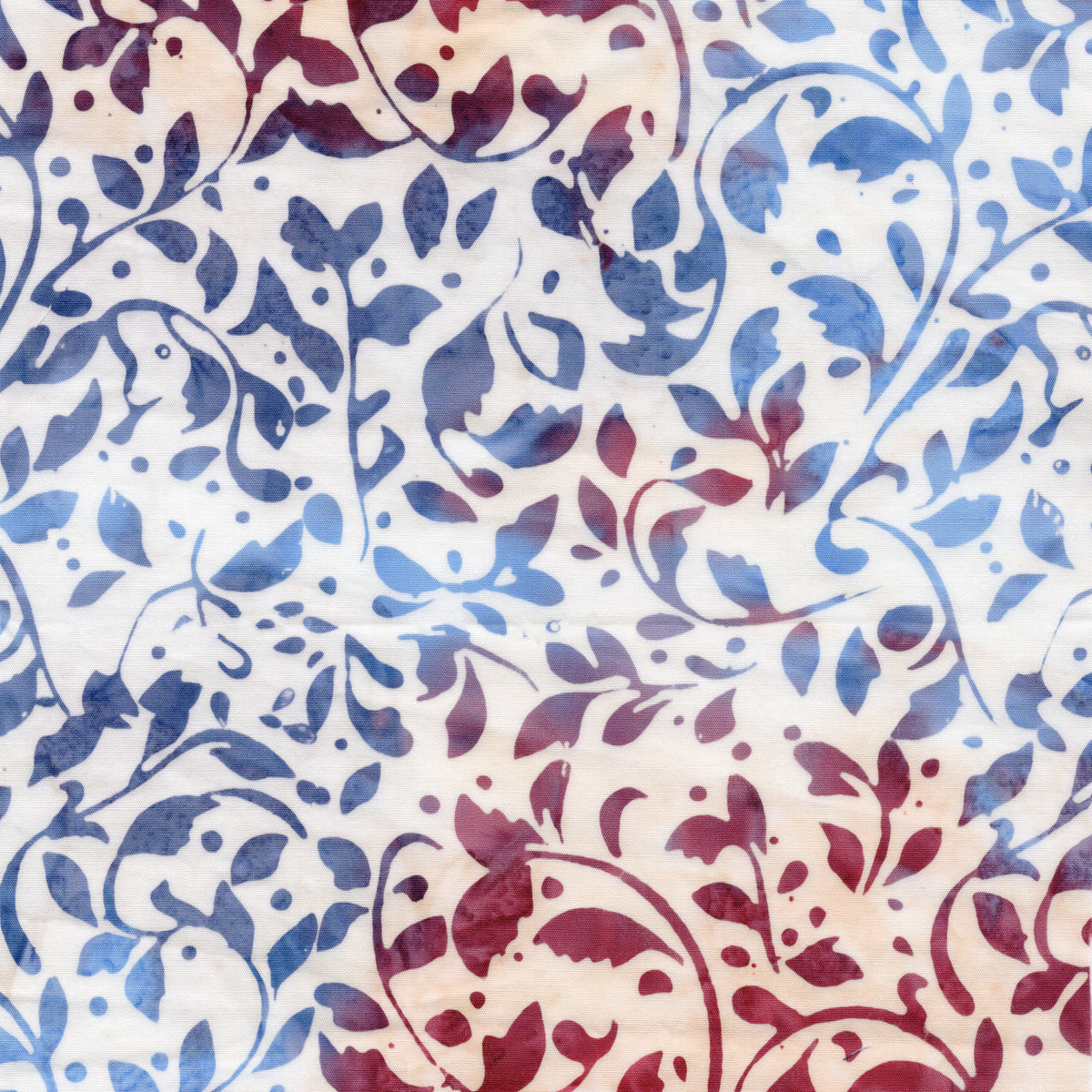 Liberty Garden by Jerry Khiev - Vines and Leaves | White