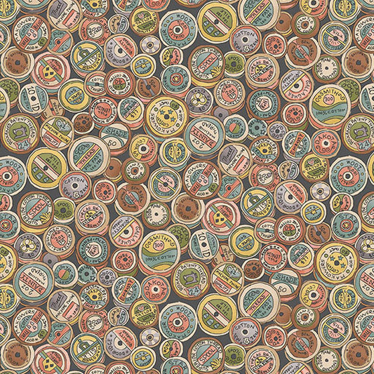 Atelier by Makower UK - Spool | Grey