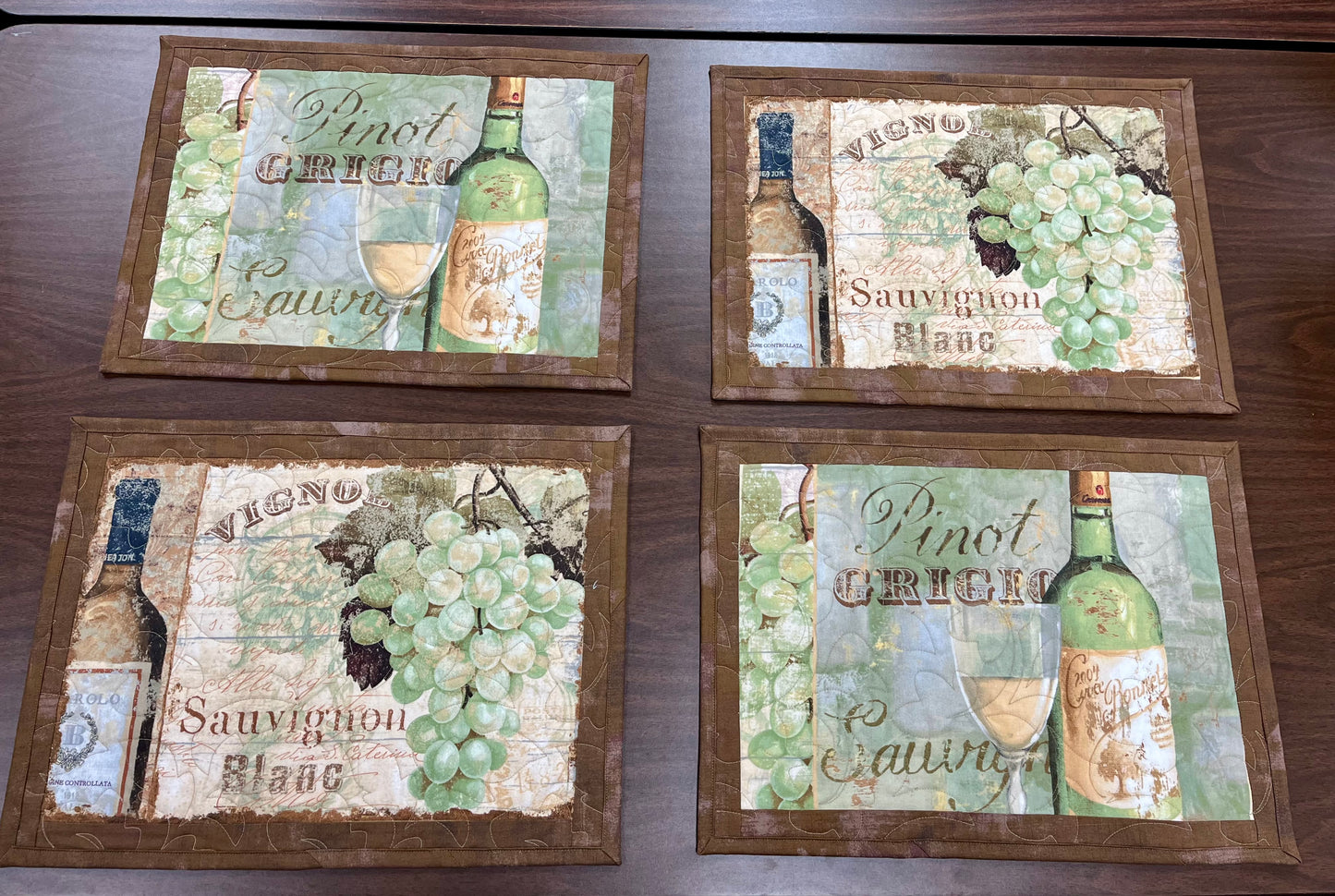 Wine Placemats - Set of 4