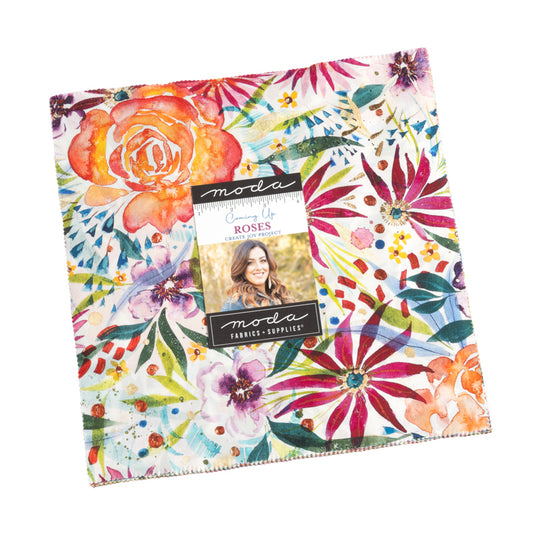 Coming Up Roses by Create Joy Project - 10" Squares (Layer Cake)