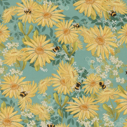 Pollinators by Robin Pickens - Daisies 48811 Pond