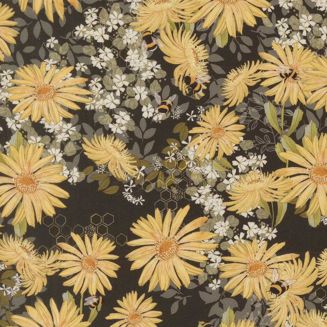 Pollinators by Robin Pickens - Daisies 48811 Onyx