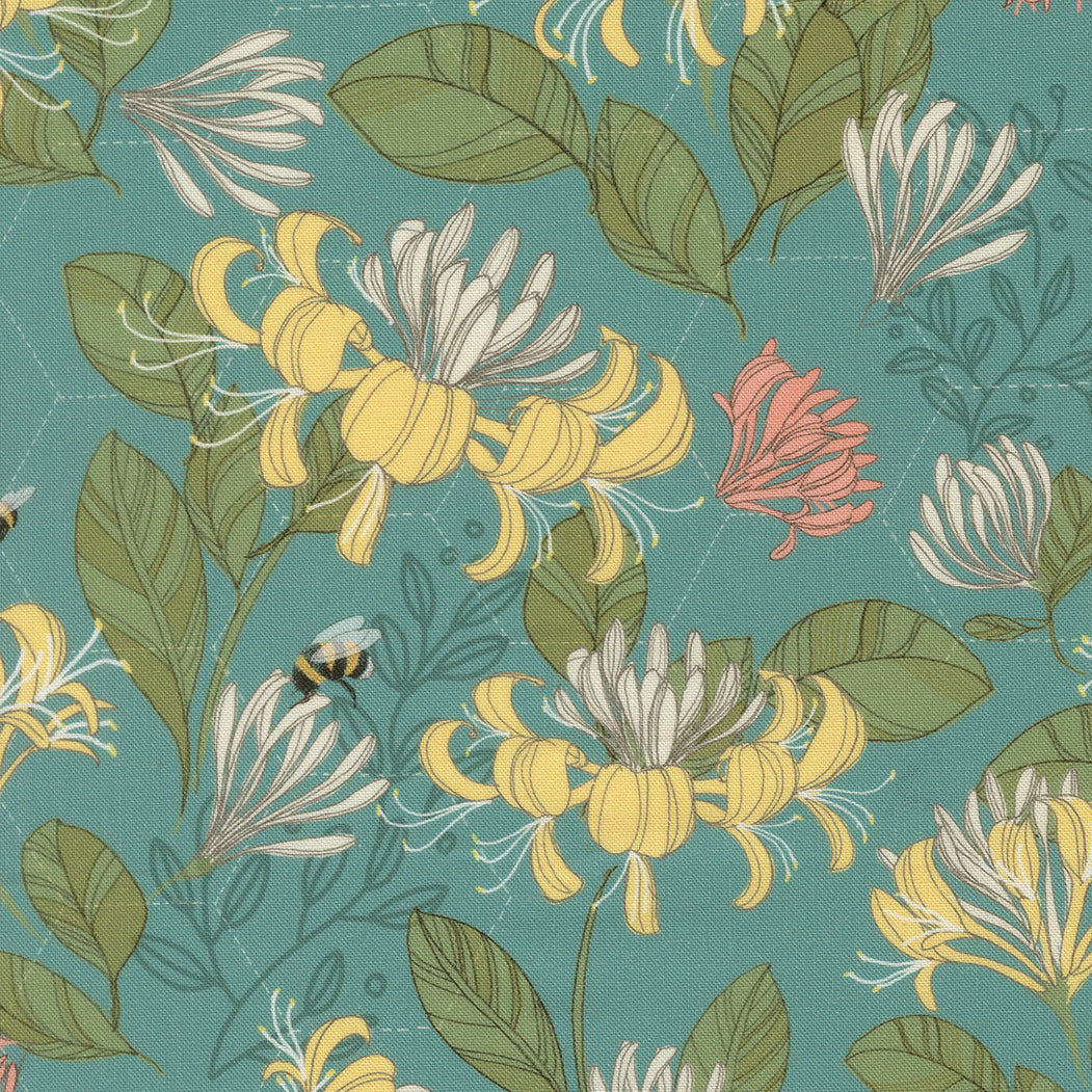 Pollinators by Robin Pickens - Honeysuckle 48812 Pond