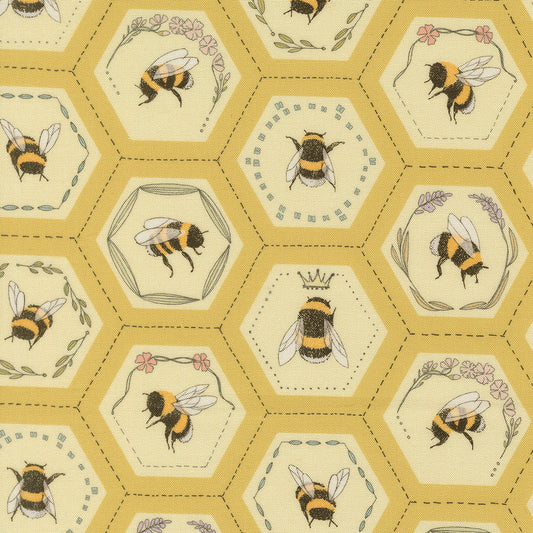 Pollinators by Robin Pickens - Bees in Hexies 48814 Honey