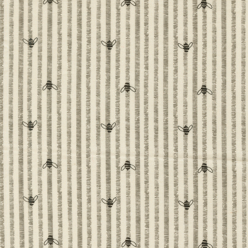 Pollinators by Robin Pickens - Bee Stripes 48816 Cloud