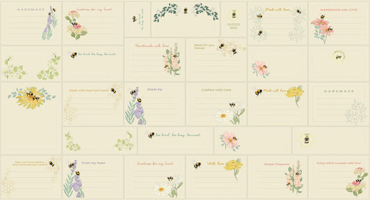 Polinators by Robin Pickens - Quilt Label Panel