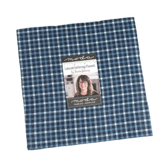 Lakeside Gatherings Flannel by Primitive Gatherings for Moda - 10" Squares (Layer Cake)