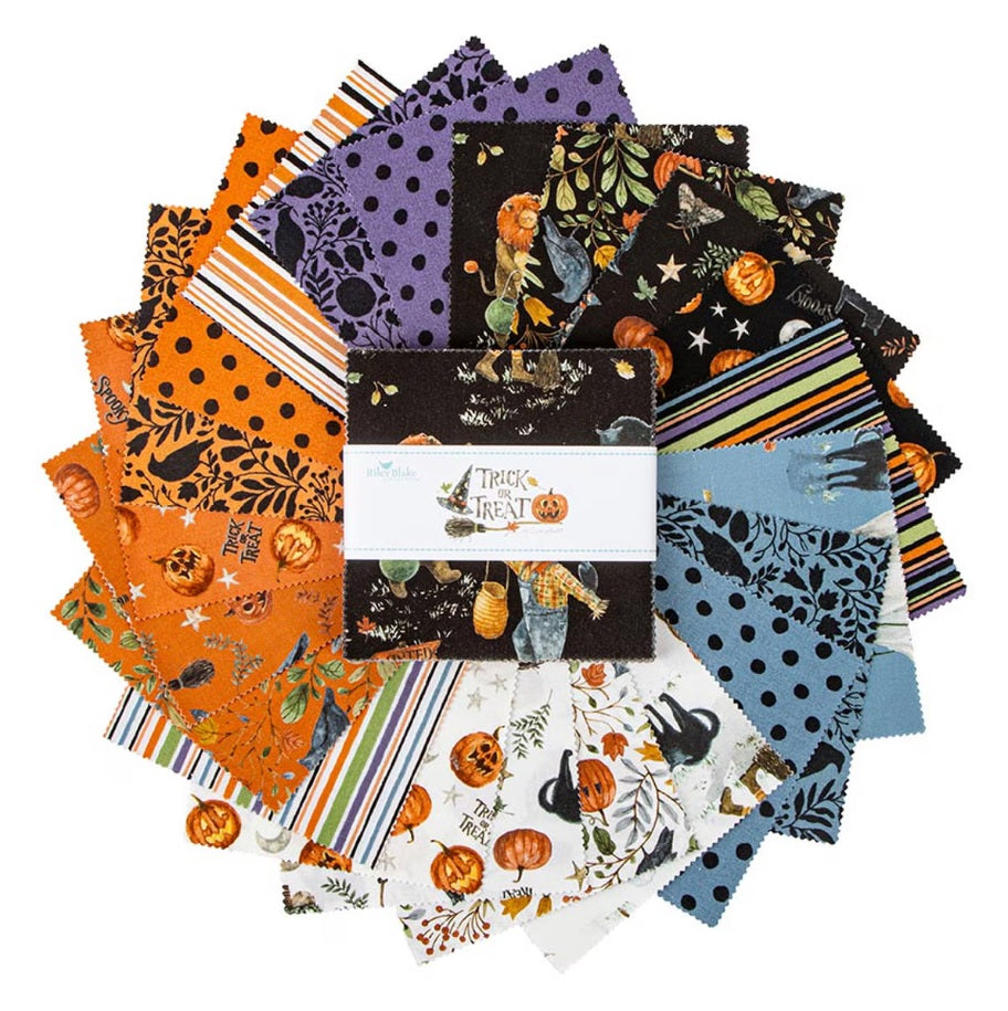 Trick or Treat by Lisa Audit for Riley Blake Designs - 5" Squares (Stacker)
