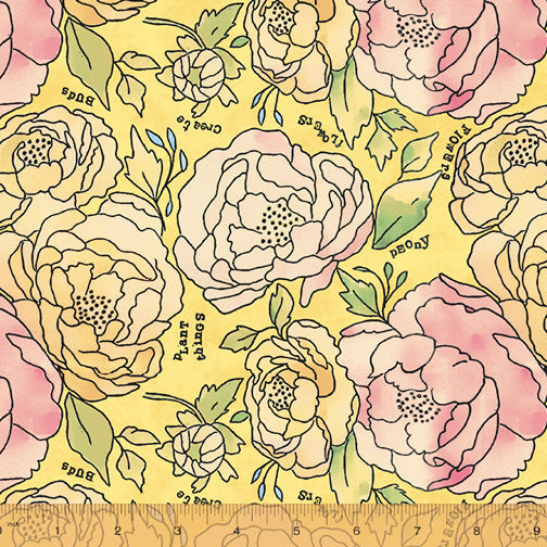Potpourri by Laura Heine - Bed of Roses Sunshine