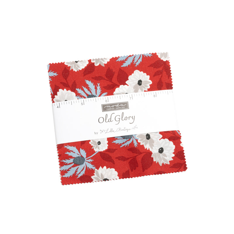 Old Glory by Lella Boutique for Moda - 5" Squares (Charm Pack)