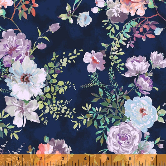 Briarwood by Whistler Studios - Garden Roses Navy