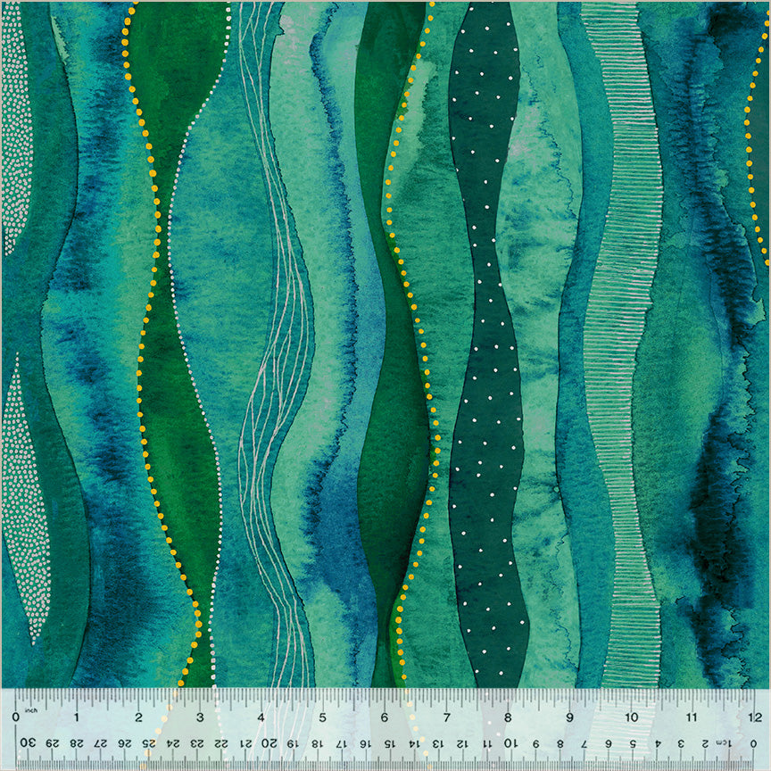 Ebb & Flow by Essoldo Design - Cascade Emerald – Ohio Star Quilts