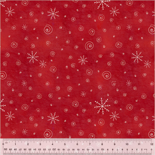 A Very Terri Christmas by Terri Degenkolb - Snow Flurries Red