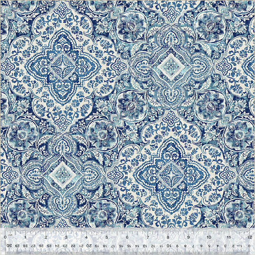 Banyan by Whistler Studios - Decorative Tiles Ivory/Blue