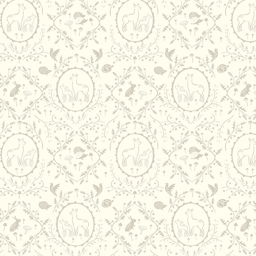 Forest Tales by Whistler Studios - Dainty Damask Ivory