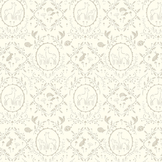 Forest Tales by Whistler Studios - Dainty Damask Ivory