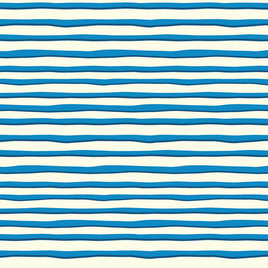 Cross Country by Tamara Kate - Stripes Blue & White