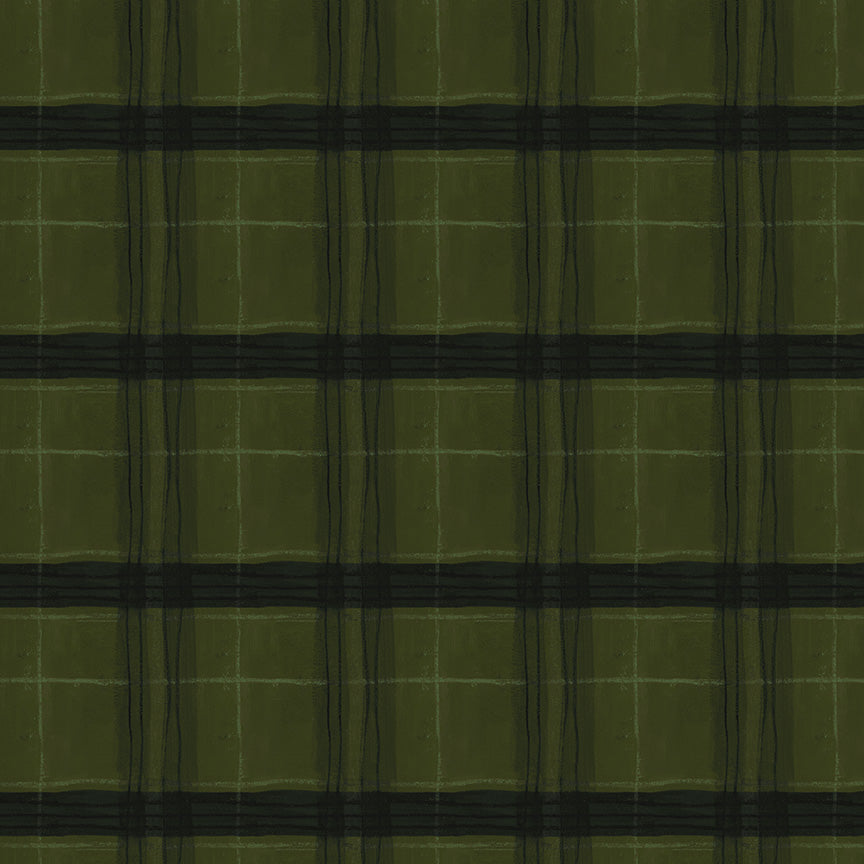 The Plaid One by Marcia Derse - Window Pane Plaid Piney
