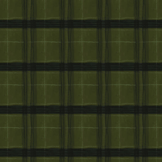 The Plaid One by Marcia Derse - Window Pane Plaid Piney