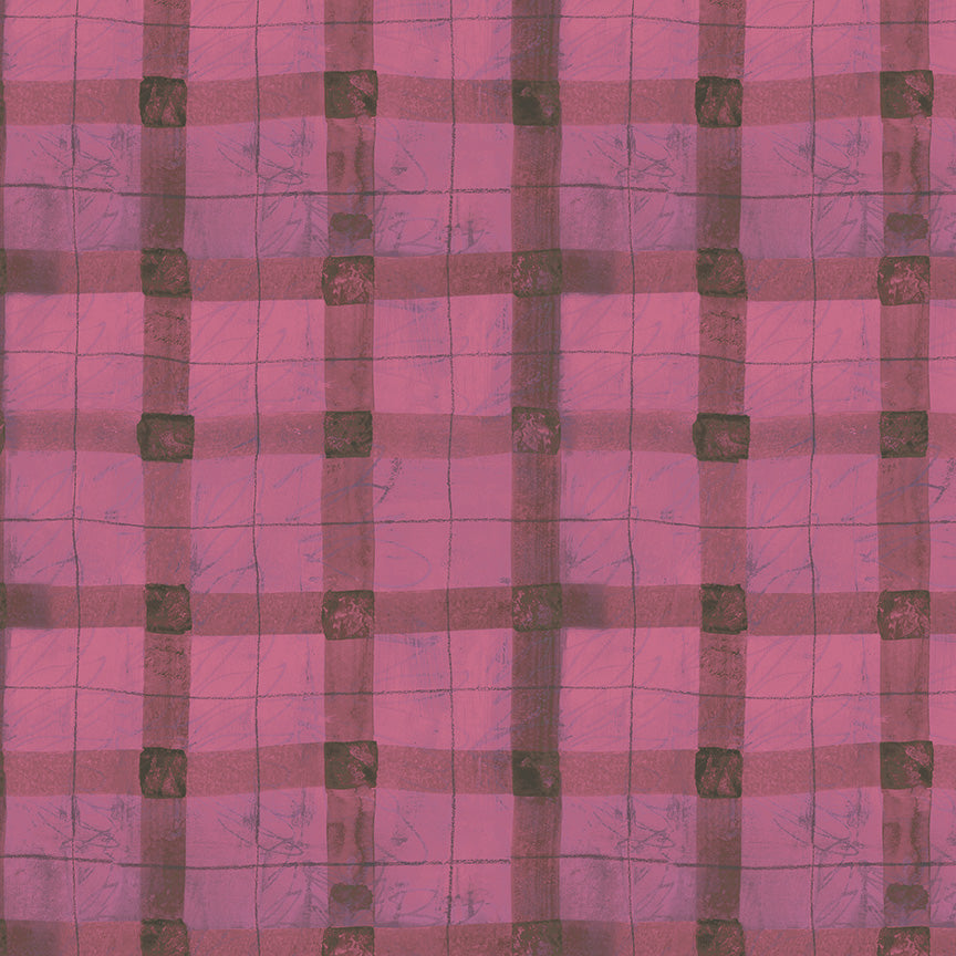 The Plaid One by Marcia Derse - Beetroot Plaid