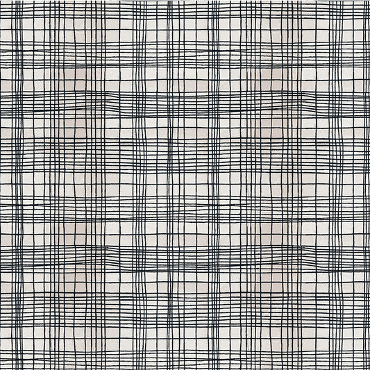 The Plaid One by Marcia Derse - String Theory Plaid Cosmic Web