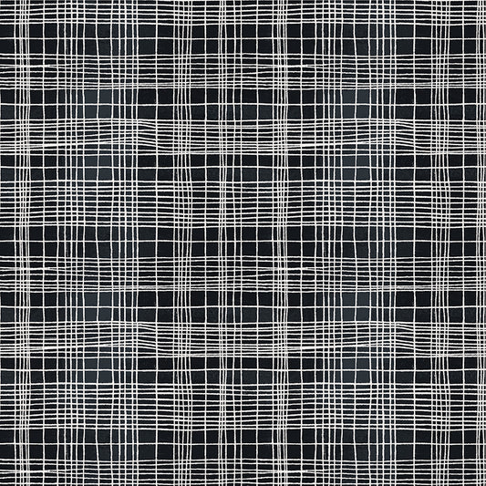 The Plaid One by Marcia Derse - String Theory Plaid Space Tunnel