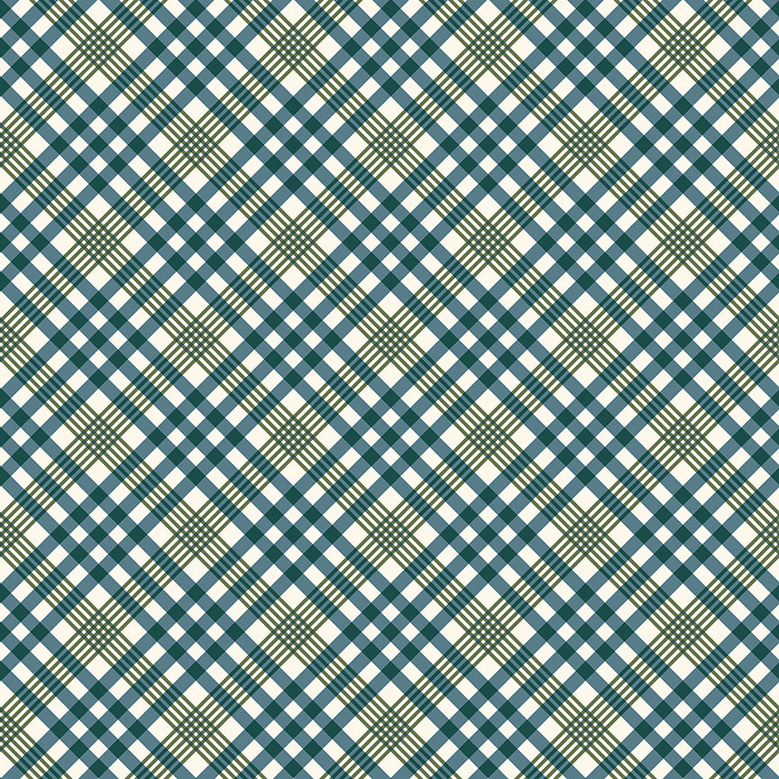 Honeycrisp by Allison Harris - Cozy Plaid Ivory/Spruce