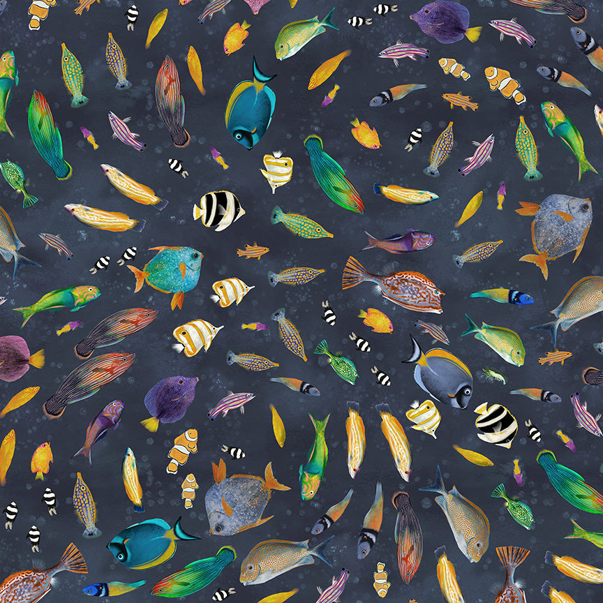 Deep Blue by Katherine Quinn - Shoal of Fish | Deep Blue