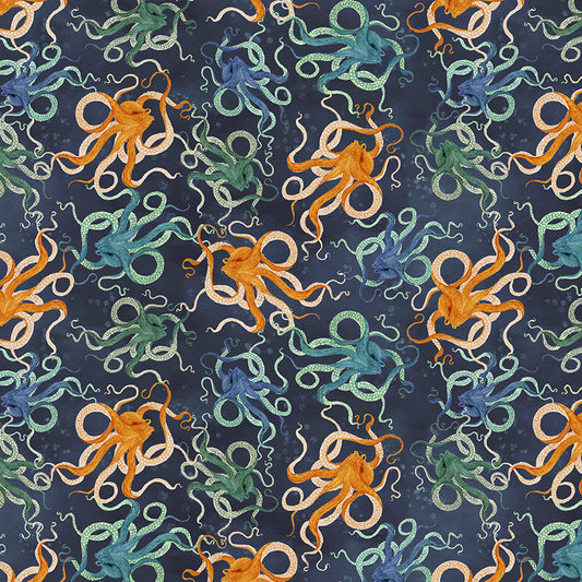 Deep Blue by Katherine Quinn - Octopodes | Deep Blue
