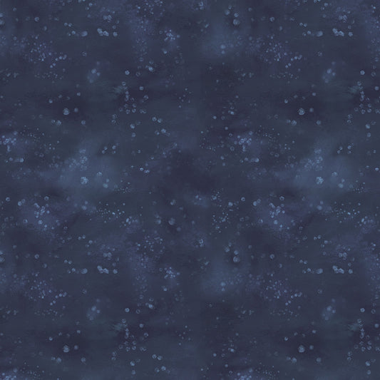 Dark blue textured background with small white dots