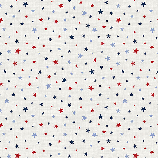 American Tribute by Whistler Studios - Liberty Stars | White