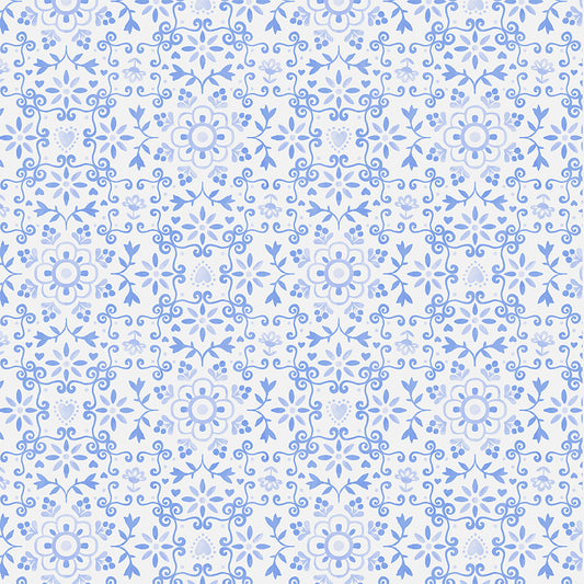 Chateau Meow by Whistler Studios - Azulejo White/Blue