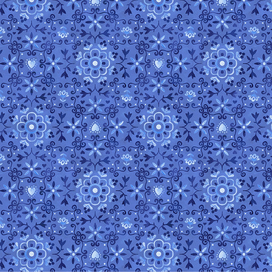 Chateau Meow by Whistler Studios - Azulejo Cobalt