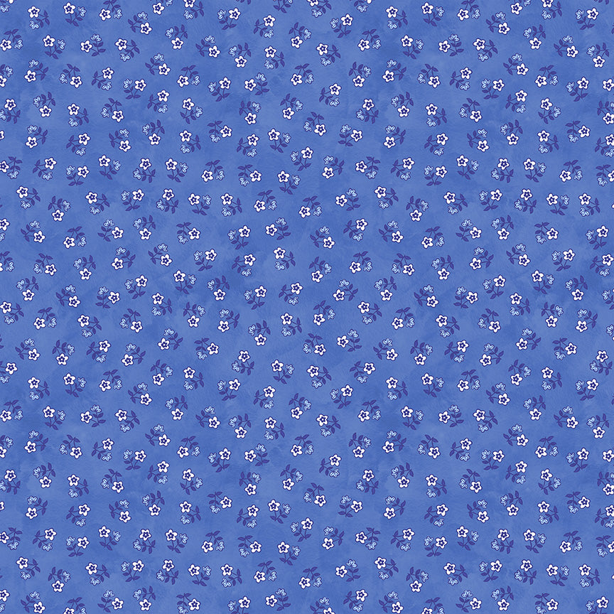 Chateau Meow by Whistler Studios - Ditsy Cobalt