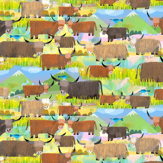 Animal Kingdom by Gareth Lucas - Highland Cows | Grasslands