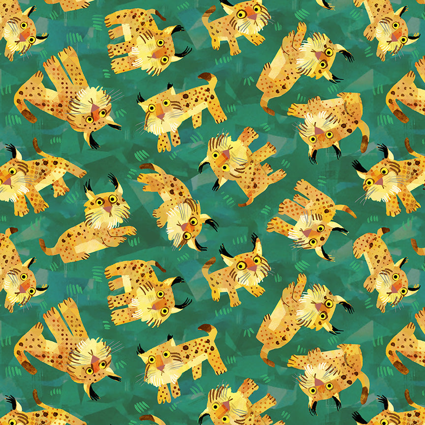 Animal Kingdom by Gareth Lucas - Solitary Lynx | Pine Green