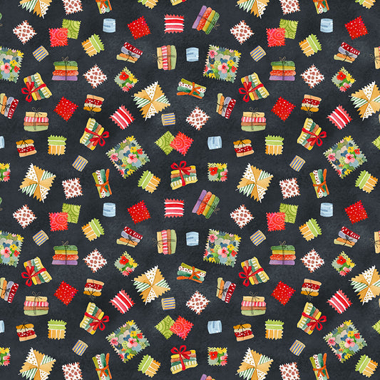 Crafty Cats by Sue Miano - Fabric Bundles | Black