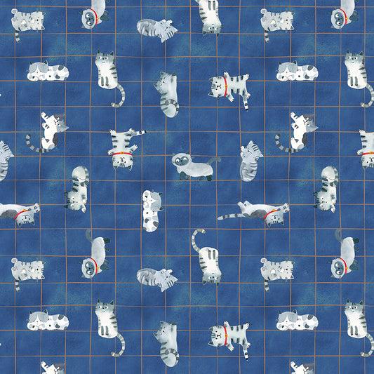 Crafty Cats by Sue Miano - Cutie Cats | Blue