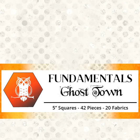 Ghost Town by White Owl Textiles - 5" Squares (Stamp)