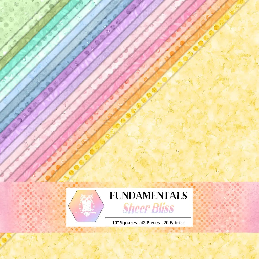 Sheer Bliss by White Owl Textiles - 10" Squares (Stack)