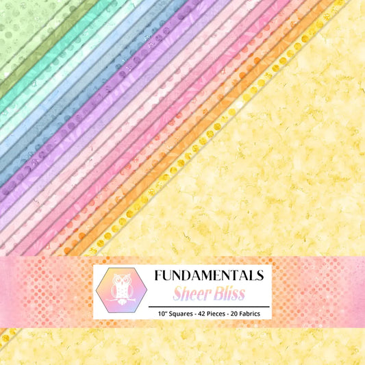Sheer Bliss by White Owl Textiles - 10" Squares (Stack)