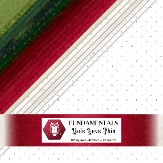 Yule Love This by White Owl Textiles - 10" Squares (Stack)